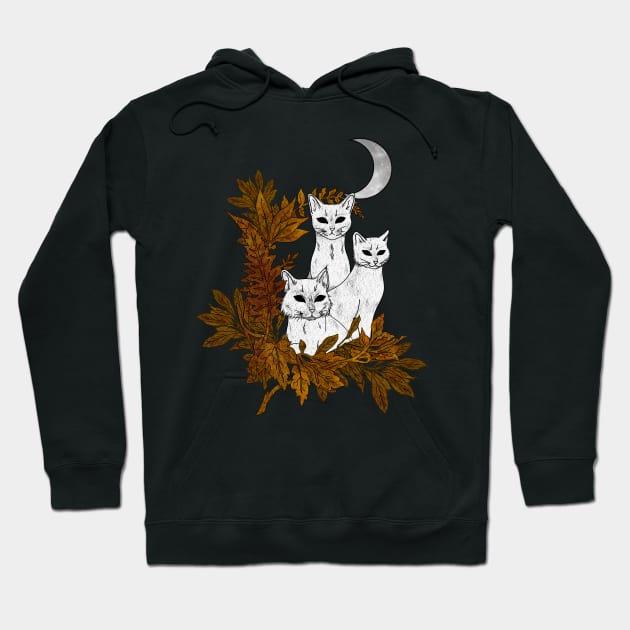 Bewitched Cats Hoodie by SnugglyTh3Raven